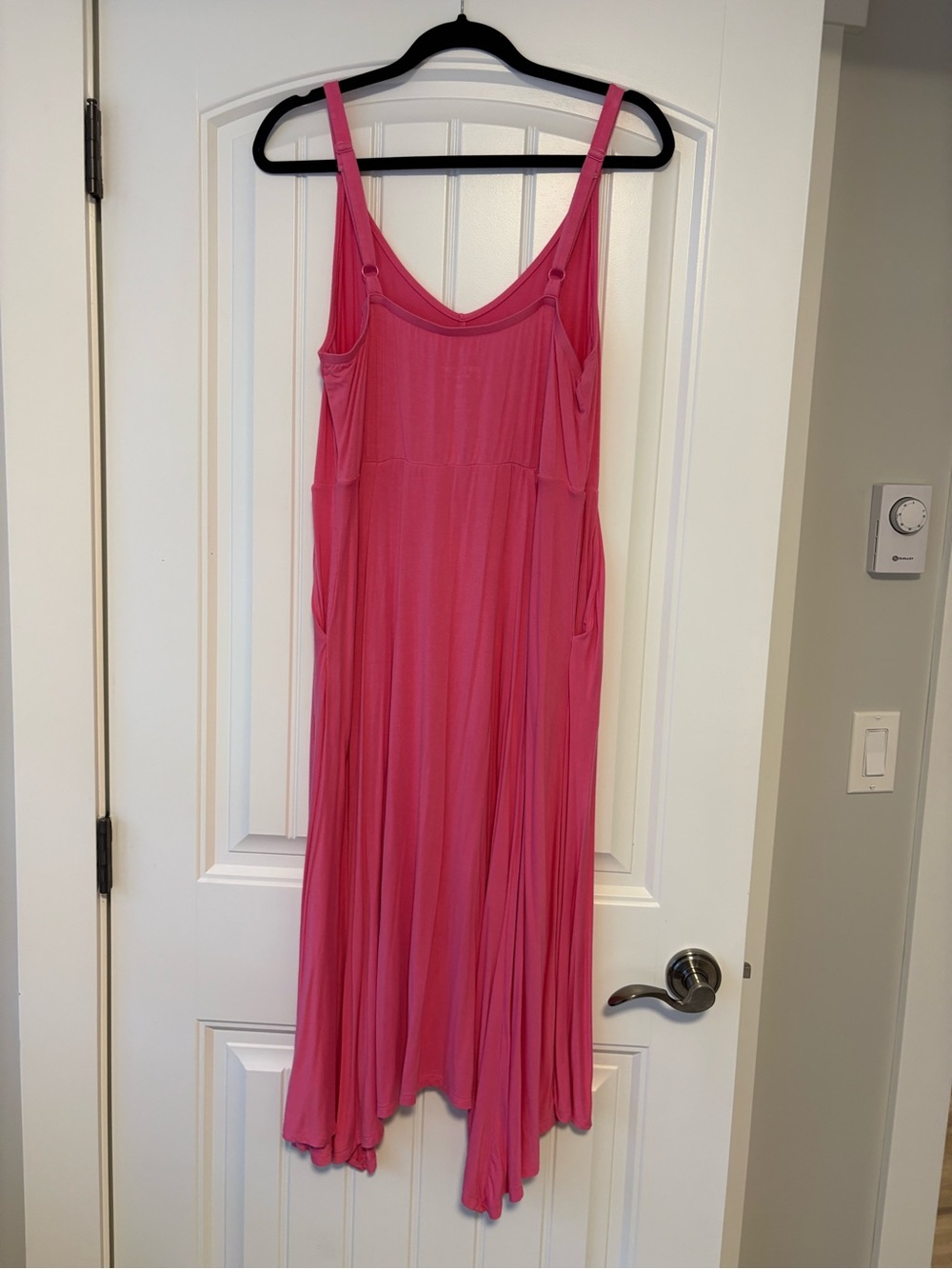 torrid Hot Pink V-Neck High-Low Maxi Dress - Picture 2 of 2